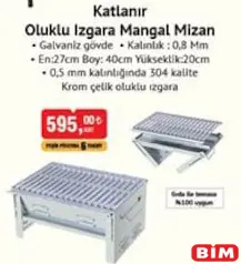 KATLANIR OLUKLU IZGARA MANGAL MİZAN